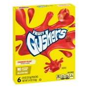Betty Crocker Fruit Gushers Strawberry Splash, 6 ct, 5.4 oz
