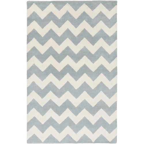 Artistic Weavers Transit Blue/Ivory Chevron Penelope Area Rug