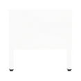 thumbnail image 2 of vidaXL TV Cabinet White 90x30x44 cm Steel and Glass, 2 of 5