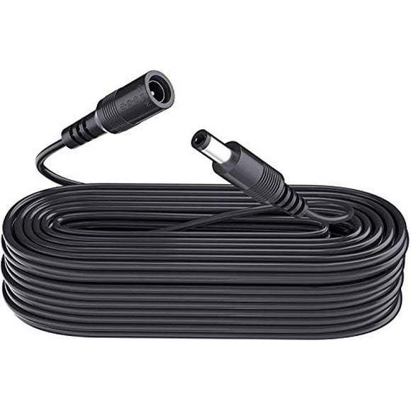 Anlink Câble d'Extension d'Alimentation Cordon d'Extension d'Adaptateur DC 12V, 10M 33ft 2.1mm x 5.5mm, Compatible avec 12V DC