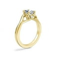 thumbnail image 3 of 1.00 Carat Excellent Pear Cut Natural Diamond Unique Solitaire Ring for Women Solid 18K Yellow Gold Size 8.5, 3 of 8