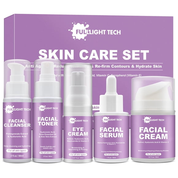 Set de regalo para el cuidado de la piel FULLLIGHT TECH antienvejecimiento para mujer