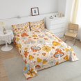 thumbnail image 5 of Hippy Flower Bedding Set Retro 60s 70s Groovy Flower Mushroom Duvet Insert,Cool Vintage Rainbow Starflower Comforter Set Adults Women 60s Flower Power Down Comforter Full,Rustic Home Decor, 5 of 6