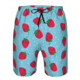 thumbnail image 3 of Fotbe Strawberries Trajes de Baño Estampados para Hombre, Shorts de Verano de Secado Rápido, Ropa de Playa, Bañadores-Medium, 3 of 6