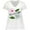 AA-White, variant on Inktastic Mississippi Magnolia Flowers and Leaves Women's Plus Size V-Neck T-Shirt