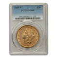 thumbnail image 1 of 1864-S $20 Liberty Gold Double Eagle MS-60 PCGS, 1 of 3