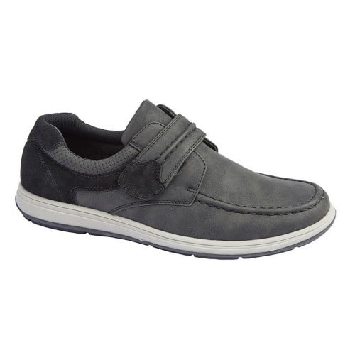 Scimitar Mens Twin Gusset Slip On Casual Shoes Mens Comfort Shoes Mens Shoes Mens Slip On Shoes Black/Tan/Grey