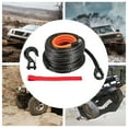 thumbnail image 6 of 3/8" x 92FT 25500LB Synthetic Winch Rope with Hook Car Tow Recovery Cable Truck SUV, 6 of 13