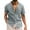 Gray, variant on CBGELRT Mens Shirts Classic Mens Button up Shirts Mens Solid Short Sleeve Shirt Button Cotton Linen Shirt White L