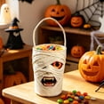 thumbnail image 4 of Sruoe Halloween Tote Bag Halloween Funny Mummy Bucket Decoration Handheld Candy Bag Halloween Candy Bag Storage Bag Creatives Props for Ghost Festival Parties, 4 of 6