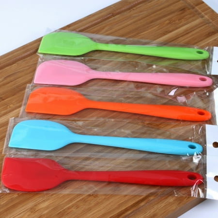 

Cake Butter Cream Spatula Baking Scraper Mixing Tool Silicone High Temperature Resistance Baking Tool Multiple Colors Choice