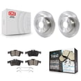thumbnail image 1 of Transit Auto Rear Disc Brake Rotors and Ceramic Pads Kit for Car 2018-2021 Ford EcoSport FWD K8T-103156, 1 of 11