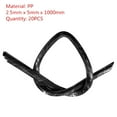 thumbnail image 1 of Chendee 20Pcs 1000Mm Black Pp Plastic Welding Rods For Car Bumper Repair Welder Tools, 1 of 8