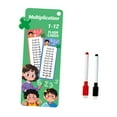 thumbnail image 2 of Milaget 0-12 Table Math Cards Rounded Edges Reusable 3.1x7inch with 2 Dry Erase Pens Multiplication, 2 of 9