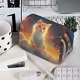 thumbnail image 7 of Kdxio Starry Sky Constellation Cat for Double Compartment Pen Case Oxford Organizer with Zipper Pockets for Students Artists, 7 of 7