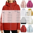 thumbnail image 2 of thefmos Women's Long Sleeve Jacket with Hood Trendy Solid Color Zip Up Outerwear Warm Lightweight Insulated Windbreaker Casual Fall Winter Clothes, Yellow L, 2 of 6