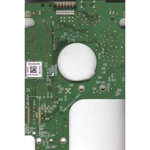 WD10TMVV-11TK7S1, 701754-500 02PD2, WD USB 2.5 PCB