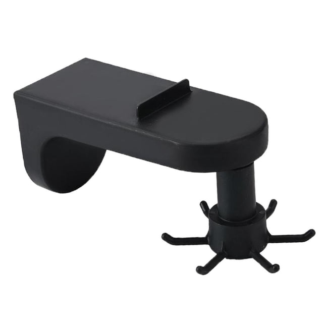 Porta Utensilios de Cocina Giratorio 6 Ganchos , montaje Black_Wall Mount perfecl Estante de almacenamiento de cocina