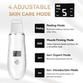 thumbnail image 4 of JUUTREN Skin Scrubber Face Spatula Skin Spatula Pore Cleaner Blackhead Remover Tools with 4 Modes, Face Cleanser Blackhead Extractor for Deep Cleansing, 4 in 1 Facial Skin Care Tool, 4 of 8