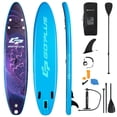 thumbnail image 2 of Spaco 11 Feet Inflatable Stand Up Paddle Board Surfboard with Bag Aluminum Paddle Pump-M, Wide Stable Design, Non-Slip Comfort Deck for Youth & Adults, 2 of 10
