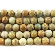 10mm Snake Skin Jasper Round Beads Genuine Gemstone Natural Jewelry Making