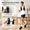 Black, variant on 5L White Running Vest Hydration Pack with 1.5L Water Bladder