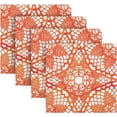 thumbnail image 5 of Coolnut Retro and Elegant Bohemia Cloth Napkins Set of 6, Durable Printed Washable Table Napkins for Valentines, Weddings, Dinners Parties Home Decor, 20 x 20 Inch Washcloth Gift, 5 of 7