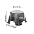 thumbnail image 3 of Qiopertar Low Stepping Stool with Non-Slip Base, Anti-Slip Bathroom Stool for Adults Living Room Shower, 3 of 6