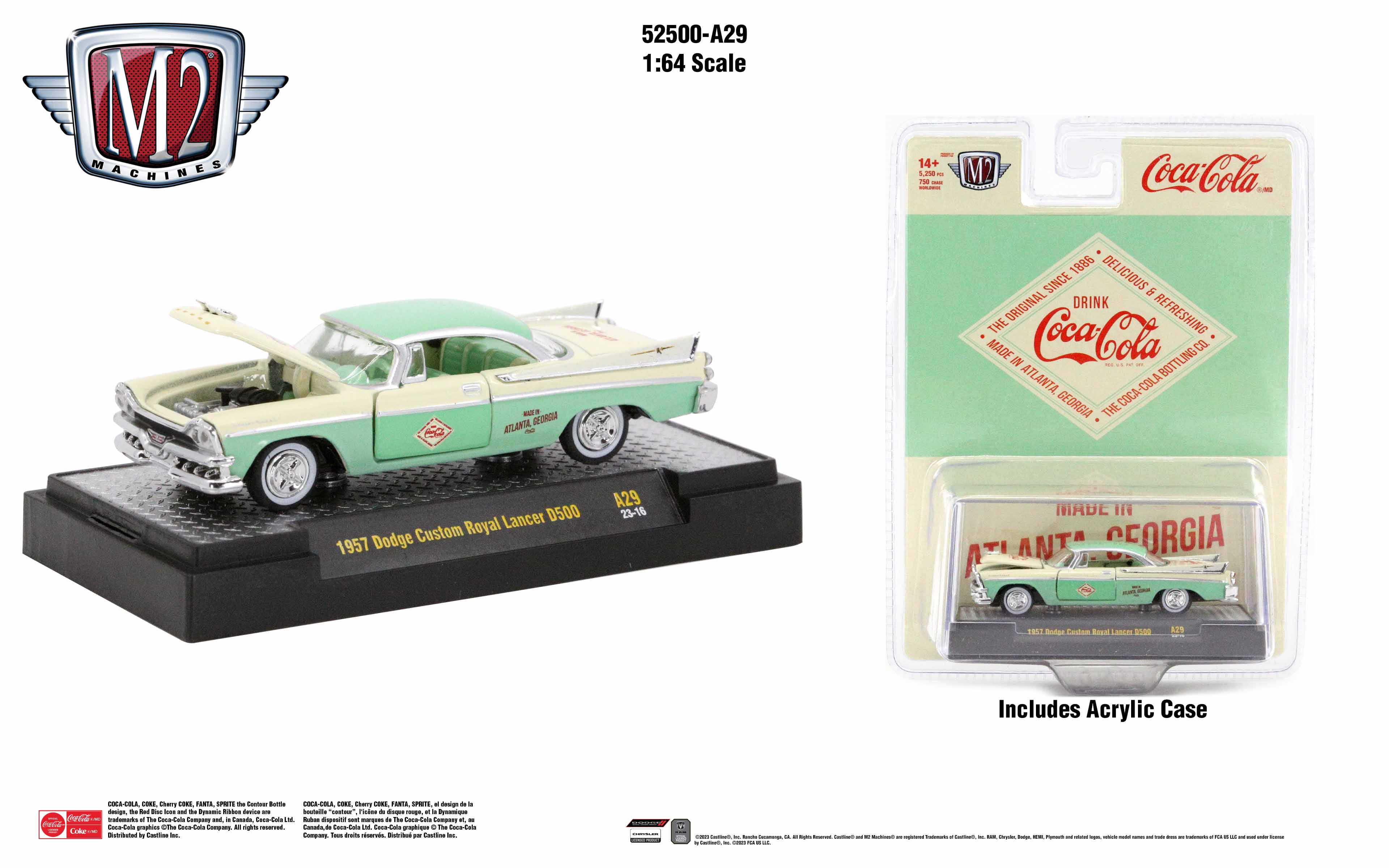 M2 Machines Coca-Cola Auto-Haulers Release TW12 - 1966 Dodge