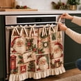 thumbnail image 5 of Christmas Oven Skirts for Stove Holiday Oven Door Cover,Christmas Oven Skirt and Stove Curtain with Ruffle Trim, Farmhouse Oven Skirt Curtain for Xmas Holiday Winter Kitchen Decor, 5 of 5