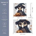 thumbnail image 3 of Dailycode Light Switch Plate Covers 3 Gang Wall Plate Plastics Outlet Covers for Kitchen Home Office Decor Cute Owl Witch and Pumpkins, 3 of 8