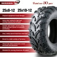 thumbnail image 5 of 14-20 Yamaha RHINO 700 ATV Tire Set WANDA 25x8-12 25x10-12 lite Mud, 5 of 5