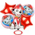 thumbnail image 3 of Decoración para fiesta de cumpleaños de Paw Patrol, vajilla de papel roja de Paw Patrol, vasos, platos y servilletas, kit de globos, juego de suministros para feliz cumpleaños, 3 of 5
