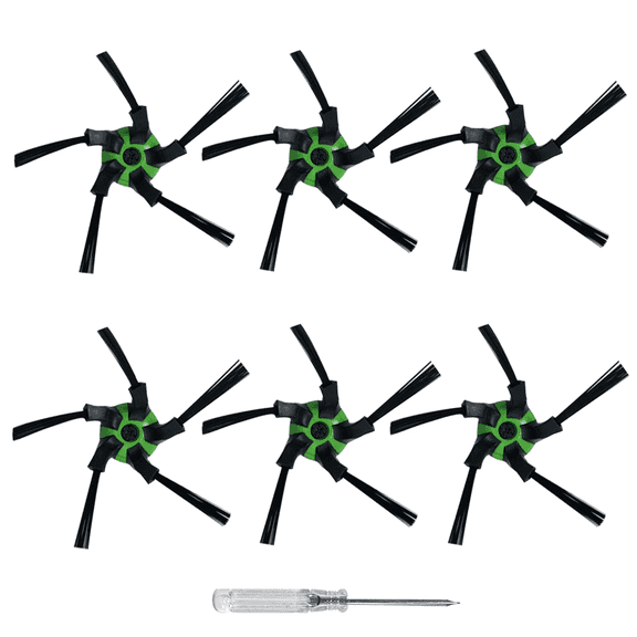 6 Edge-Sweeping side brushes,Replacement Parts for IRobot Roomba S9 (9150) S9 S9 Plus (9550) S Series Vacuum Cleaner (Side Brushes)