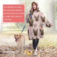 thumbnail image 4 of Wearable Oversized Blanket,German Shepherd and Pioneer Flower Wearable Blanket Hoodie for Adults,Cozy Hooded Blankets with Super Pockets,Super Warm Fuzzy Pullover for Women & Men, 4 of 6