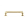 thumbnail image 4 of Industrialist RBP22091BB Cabinet Industrial Pipe Pull for Kitchen, 128 mm, Brushed Brass, 4 of 4