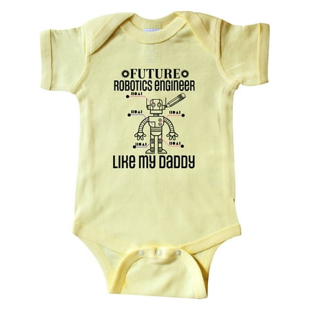 

Inktastic Future Robotics Engineer Like Daddy Gift Baby Boy or Baby Girl Bodysuit