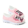 thumbnail image 4 of Psesaysky Cool Cats Pink Sneakers for Girls Women's Slip on Anti-Slip Breathable Walking Shoes Loafers Size 5.5-11.5, 4 of 7