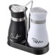 thumbnail image 1 of Salt and Pepper Shakers Set, Durable Glass and Aluminum Kitchen Accessories with SP Labels (2 Pack, Black), 1 of 5