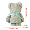 thumbnail image 3 of Homekingdee Cute Bear Towel - Super Soft Cotton Teddy Bear Gift Towel for Kids, Baby Shower, Birthday Parties, Christmas Decorations, 3 of 6