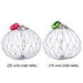 thumbnail image 3 of Pesca Cestas de pescado trampas de jaula de pesca de cangrejo de alambre de acero para agua salada agua de mar (16 cables) Hugtrwg Para estrenar, 3 of 6