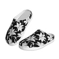 thumbnail image 2 of Picia Lilies Flowers for Women's Lamb-hug Comfy Fleece House Slippers Memory Foam, Slip-on House Shoes Indoor Outdoor-39/40, 2 of 7