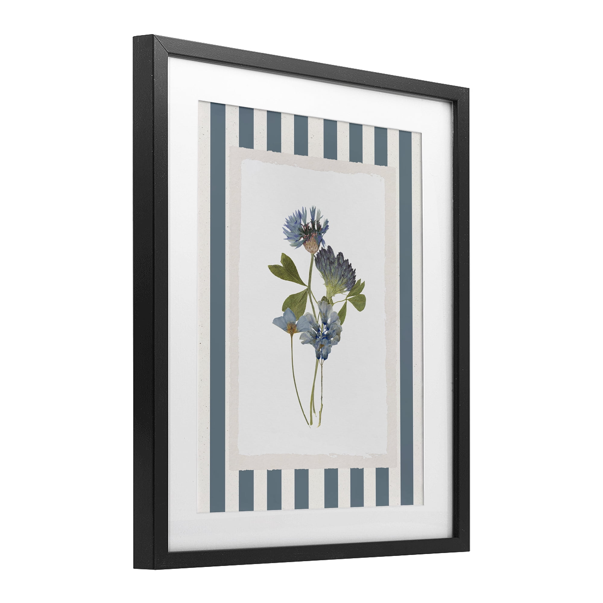 Stupell Industries Summer Memories Flowers Black Framed Print Under Glass, design by Val Rhodes
