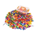 thumbnail image 2 of Juego De Bloques De Patrones Con Cuentas Para Atar, Juguete Para Desarrollar La Motricidad Fina Para Niños De 3, 4 Y 5 Años, 160 Cuentas, 2 of 8