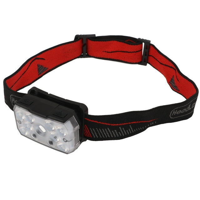 Faro Para Exteriores, IPX4, Resistente Al Agua, Luz LED Frontal, Ligero, Luz Blanca Roja, Diadema Desmontable, Recargable Con Gancho Oculto Para Emergencia Para Acampar