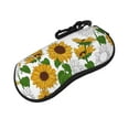 thumbnail image 2 of Picia Plump Sunflower And Sketch Print Sunglasses Case, Eyeglasses Case Protector Large Glasses Case, Key Lock Case Protective Glasses Holder Eyeglasses Cases, 2 of 8