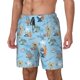thumbnail image 1 of Balery Cute Animals Surfers Bañador para hombre, shorts de playa de secado rápido con entrepierna y forro de compresión-Large, 1 of 6