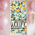 thumbnail image 5 of Floral Design Welcome Banner Lemon Pattern Decorative Welcome Sign for Home Decor Entryway Decoration Outdoor, 5 of 7