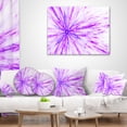 thumbnail image 4 of Designart Purple Flash of Supernova - Abstract Throw Pillow - 18x18, 4 of 5
