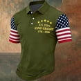 thumbnail image 2 of RMGVDSD 4th of July Polo Shirts for Men 250 Years America Anniversary Patriotic Shirt Short Sleeve Casual Collared Shirt For Independence Day Celebration Stretchy Polo Shirts, 2 of 4